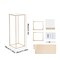 Gold Wedding Flower Stand 10PCS, 31.5" Acrylic Metal Centerpiece for Events